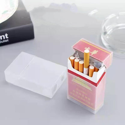 Ambience Light Transparent Case Visual Cigarette Case Lighter