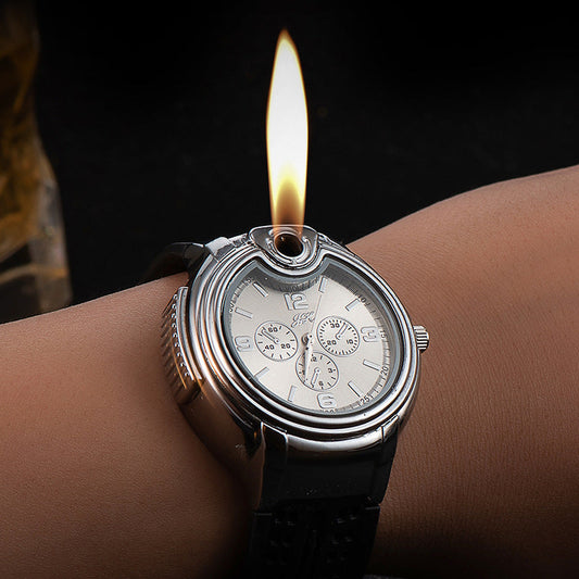 Creative Watch Gas Lighters Metal Multi-purpose Personalized Gas Electronic Flame Lighter Watch Lighter