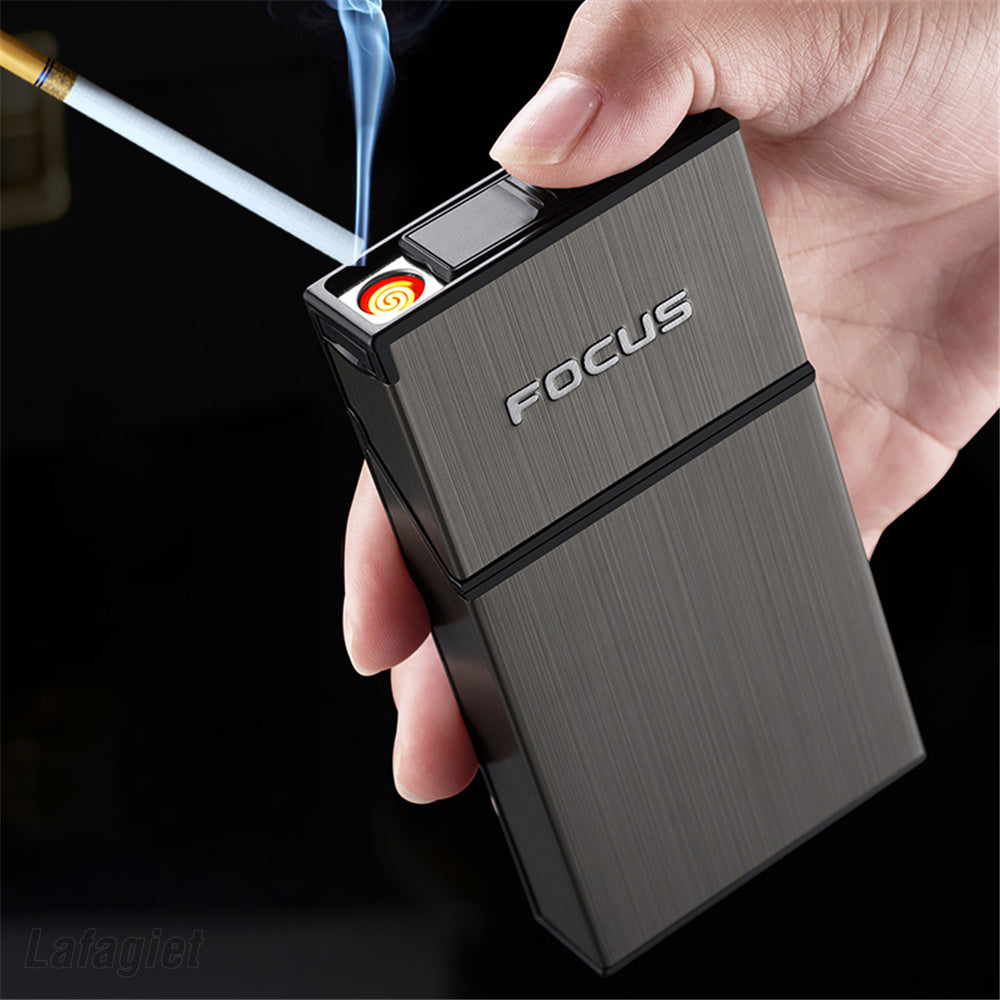 Waterproof And Anti-compression Slim Cigarette Case Portable Lighter