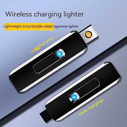 USB Push Button Double-sided Charging Lighter