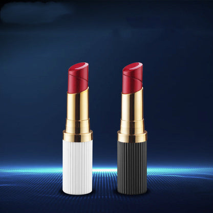 YM081 Plastic Cylindrical Lipstick Lighter With Lid