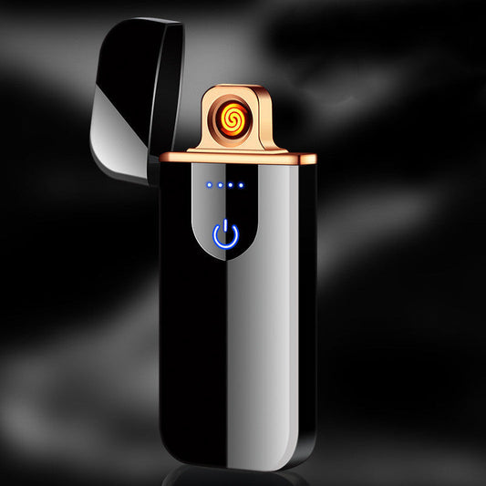 Creative ultra-thin fingerprint usb charging lighter