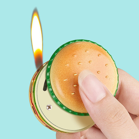 Creative And Interesting Metal Mini Hamburger Lighter