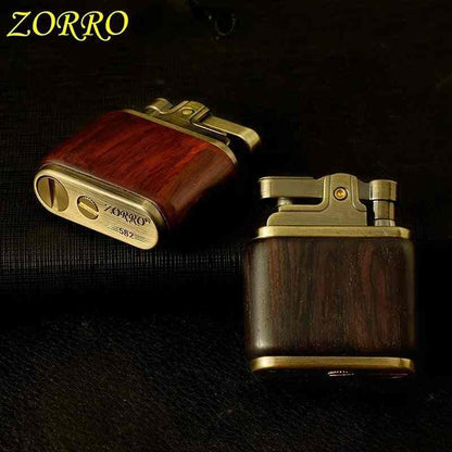 Handmade Zorro Wooden Shell Kerosene Lighter - Artiloom Lighters & Matches 29.99 Handmade Zorro Wooden Shell Kerosene Lighter - undefined