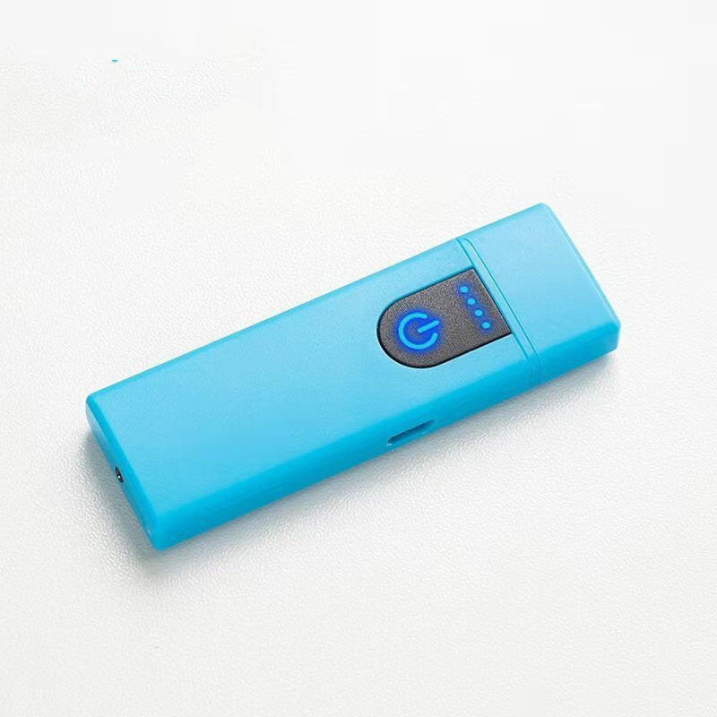 Zodiac Fingerprint Windproof Silent Creative Rechargeable Lighter