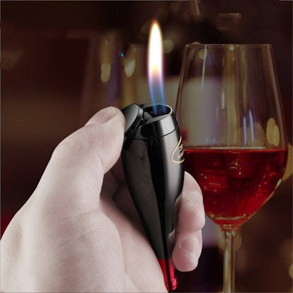 Creative Desktop Red Wine Bottle Shape Lighter