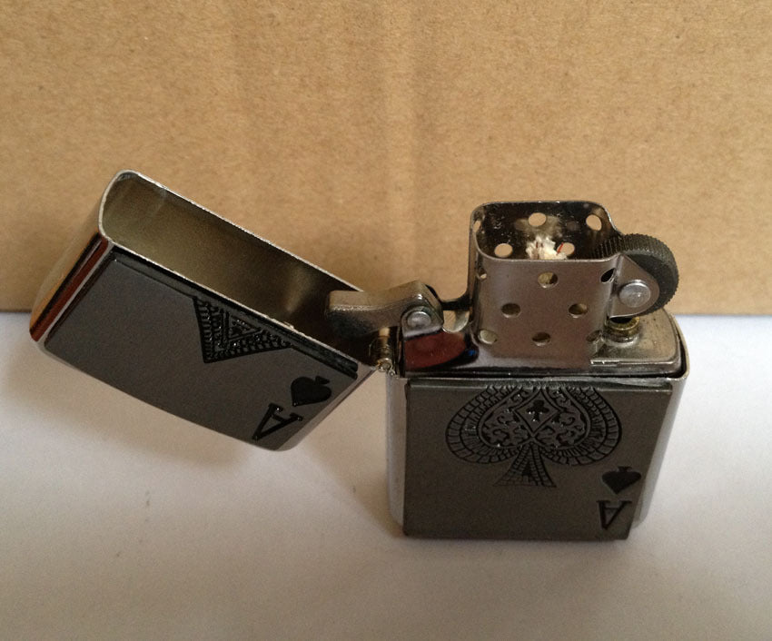 Alloy Playing Card Lighter Series Belt Buckle