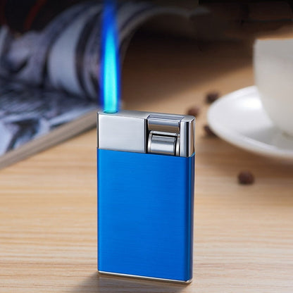 Creative Blue Flame Of Lever-press Inflatable Lighter