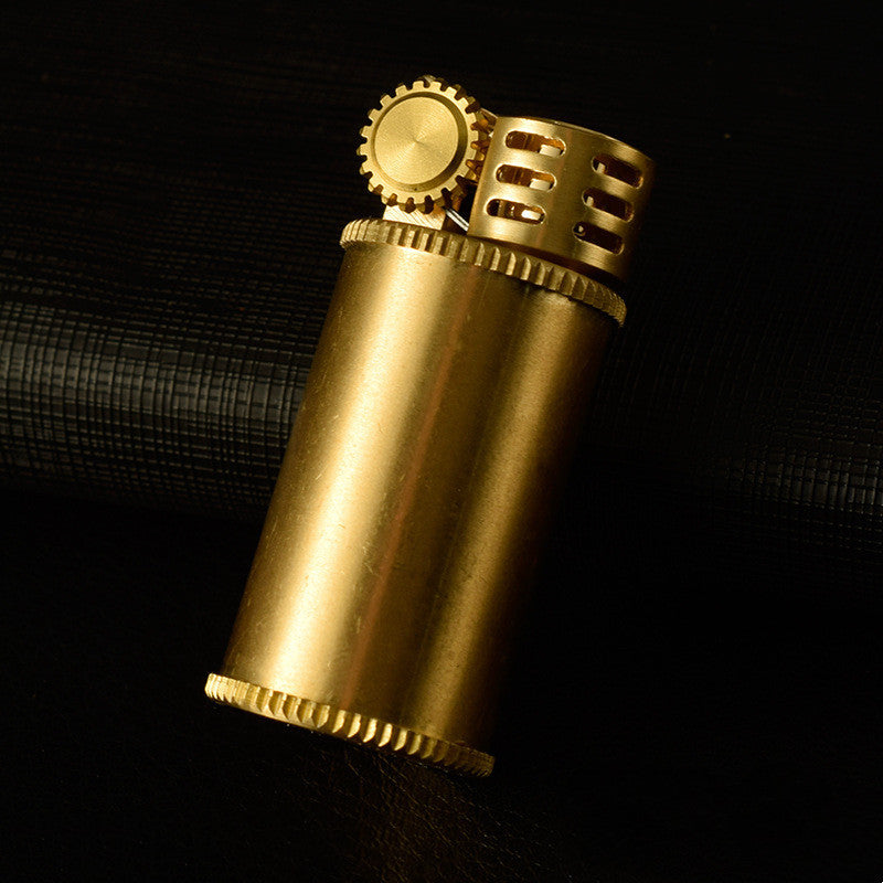 Blank Lighter Brass Personality Small And Creative 583 Medium And Long Chubby Pier