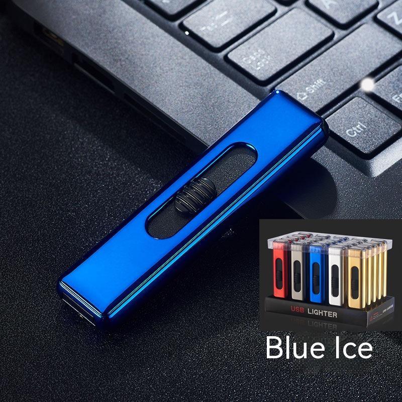 Windproof USB Double-sided Cigarette Lighter